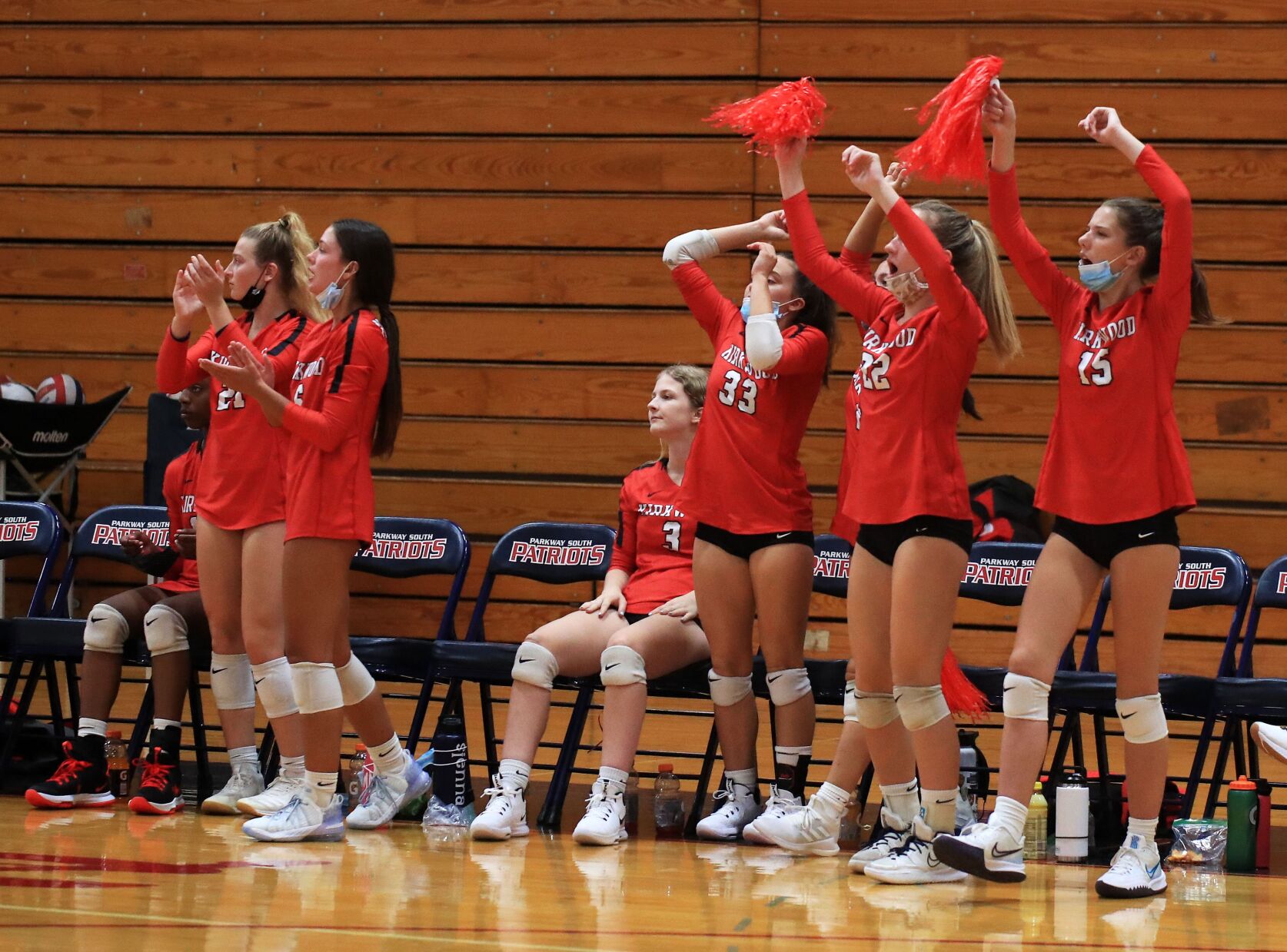 Kirkwood vs. Parkway South girls volleyball